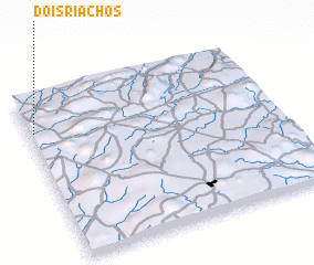 3d view of Dois Riachos