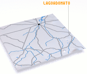 3d view of Lagoa do Mato