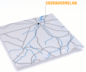 3d view of Serra Vermelha