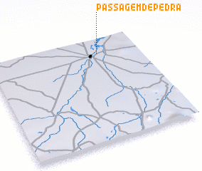 3d view of Passagem de Pedra