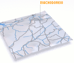 3d view of Riacho do Meio