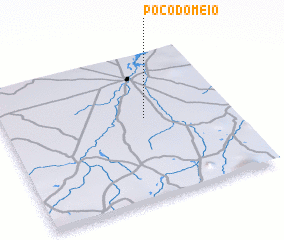 3d view of Poço do Meio