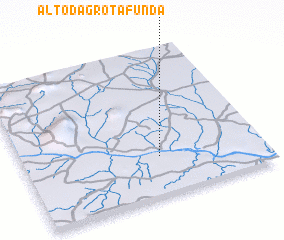 3d view of Alto da Grota Funda