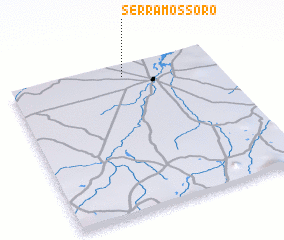 3d view of Serra Mossoró