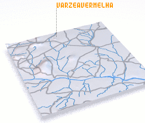 3d view of Várzea Vermelha