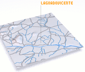 3d view of Lagoa do Vicente