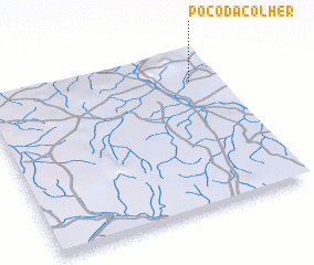 3d view of Poço da Colher