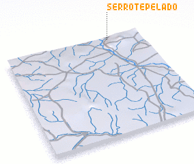 3d view of Serrote Pelado