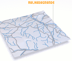 3d view of Malhada Grande