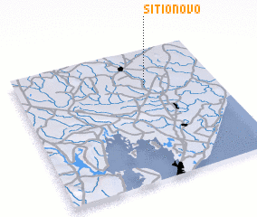 3d view of Sítio Novo