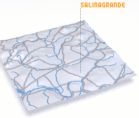 3d view of Salina Grande