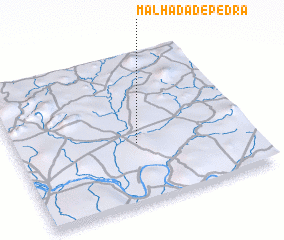 3d view of Malhada de Pedra