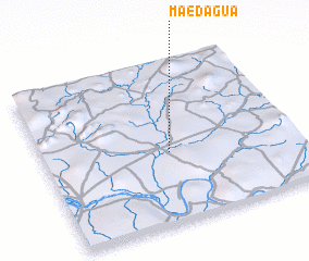 3d view of Mãe dʼÁgua