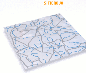 3d view of Sítio Novo