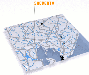 3d view of São Bento