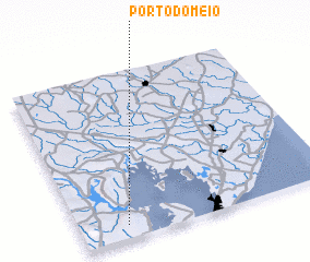 3d view of Pôrto do Meio