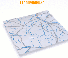 3d view of Serra Vermelha