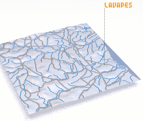 3d view of Lava-Pés