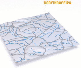 3d view of Bonfim da Feira