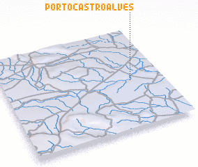 3d view of Pôrto Castro Alves