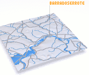 3d view of Barra do Serrote