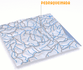 3d view of Pedra Queimada