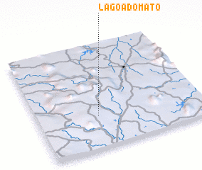 3d view of Lagoa do Mato