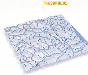 3d view of Três Braços