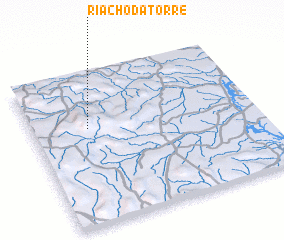 3d view of Riacho da Tôrre