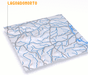 3d view of Lagoa do Morto