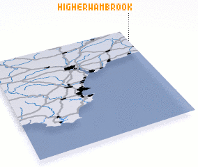 3d view of Higher Wambrook