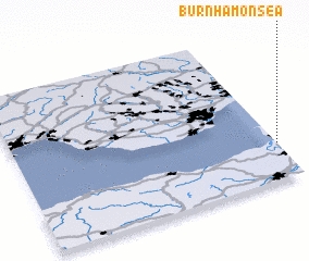 3d view of Burnham on Sea