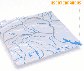 3d view of Ksebt en Namous