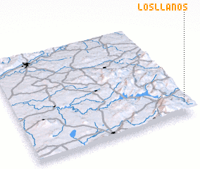 3d view of Los Llanos