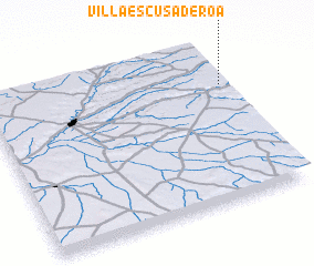 3d view of Villaescusa de Roa