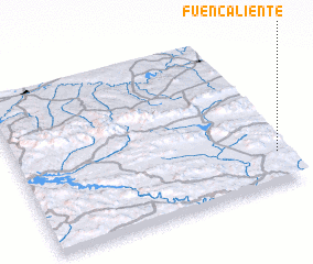 3d view of Fuencaliente