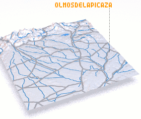 3d view of Olmos de la Picaza