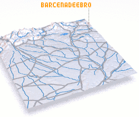 3d view of Bárcena de Ebro