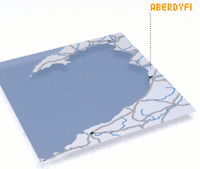 3d view of Aberdyfi