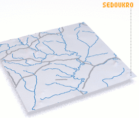 3d view of Sédoukro