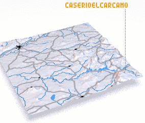 3d view of Caserío El Cárcamo