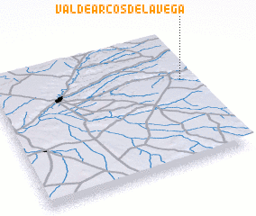 3d view of Valdearcos de la Vega