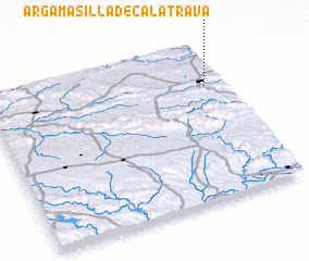 3d view of Argamasilla de Calatrava