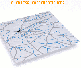 3d view of Fuentesaúco de Fuentidueña