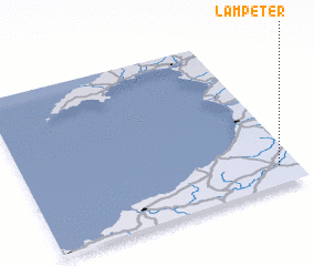 3d view of Lampeter