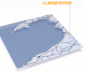 3d view of Llangwyryfon