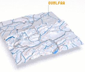 3d view of Oum Lfaa