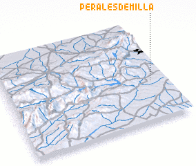 3d view of Perales de Milla