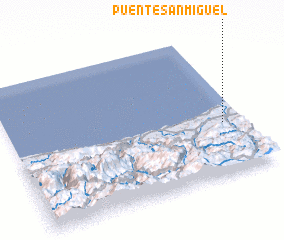 3d view of Puente San Miguel