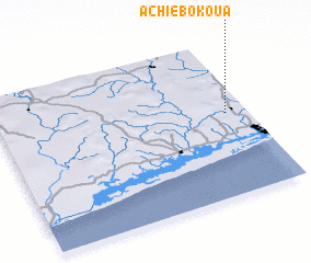 3d view of Achiebo Koua